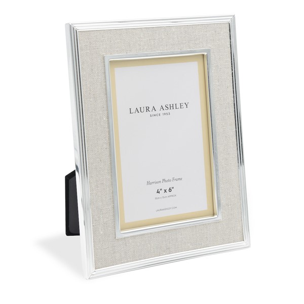 (image for) Harrison Photo Frame Linen 4" x 6"